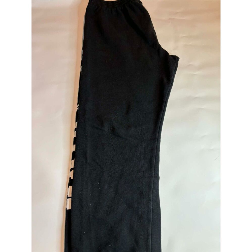 Pink medium sweat pants woman black